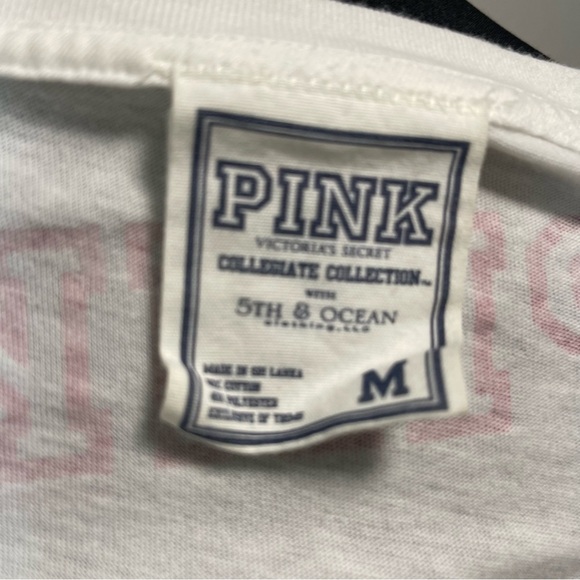 VS PINK Collegiate Collection w 5th & Ocean USC White Long Sleeve MEDIUM - Picture 8 of 8